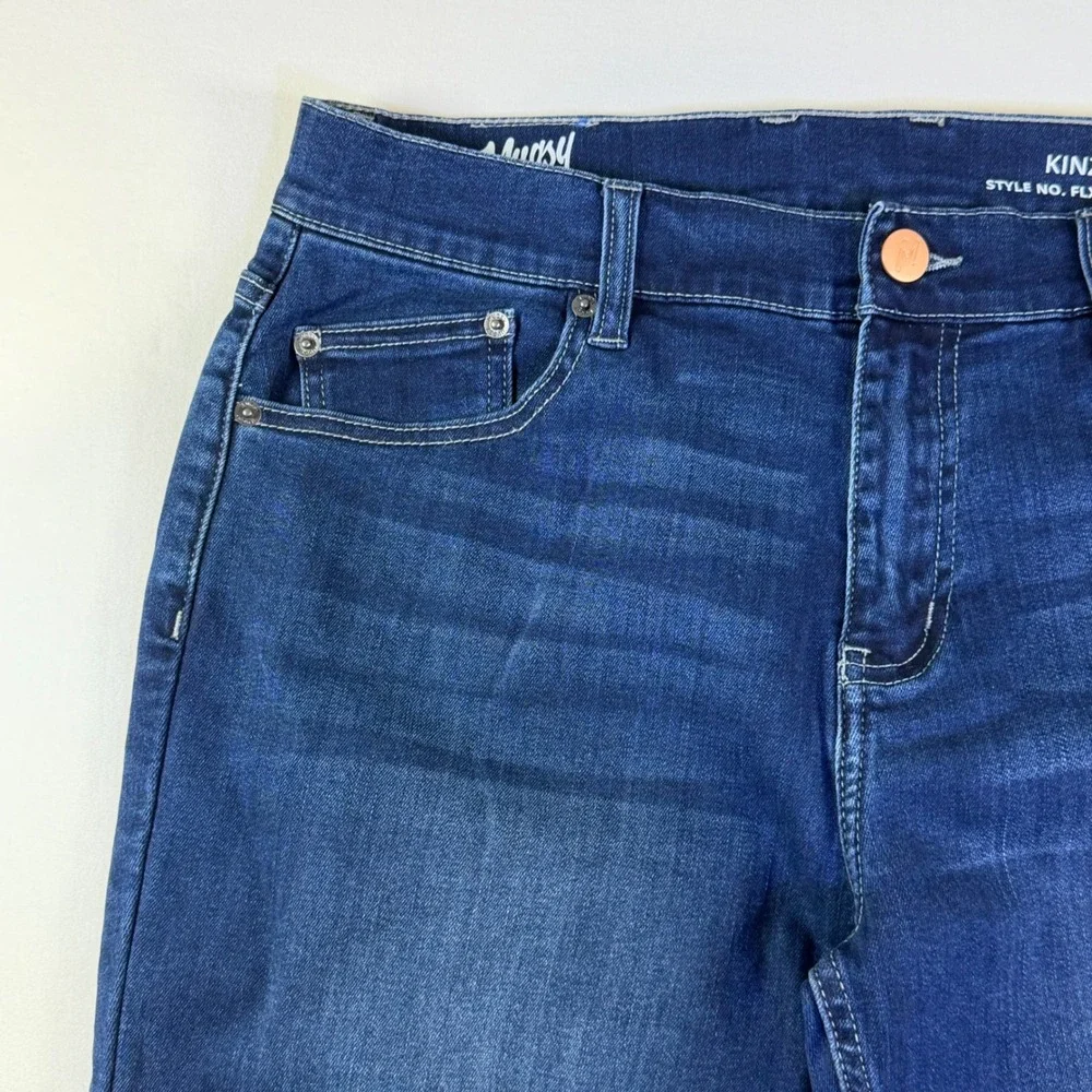 Mugsy Kinzies Dark Wash Stretch Denim Jeans Blue FLX4NKZ-34X34 Mens‎ 34x34